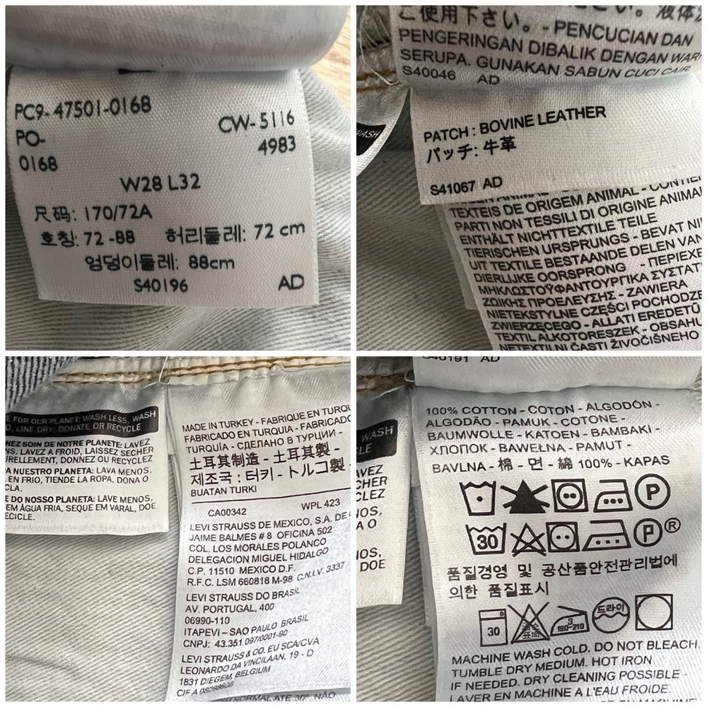 Levi's Vintage Clothing
1947 501 ORIGINAL FIT SELVEDGE JEANS Reproduction 28x32 - Picture 11 of 16
